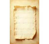 Sheet Music Notebook For Writing Down Beautiful Melodies, Creative Songs And Original Music Composition Ideas
