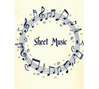 Sheet Music Pages with Ample Space to Arrange Your Original Songs and Melody Ideas