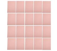 Sheet Protectors 20 Pack | 20 Holes Colored Detachable Covers | Frosted Protective PP Covers for Binders/School/Office | Thin & Rollable (Pink)