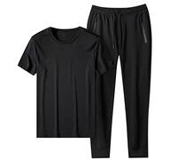 Sheey Verano Camiseta Conjunto Chandal Hombre Completo Camisas Shirt Manga Corta Chándal de Futbol,Moderno Hawaii Talla Grande Playa Deportivas Conjunto Deportivo Hombre Camisas Primavera