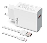 shefor 120W Cargador para Xiaomi 14 13 12 13t 12t 12s Pro Lite Redmi Note K70 K60 K50 12 11 Pro Plus Black Shark 3 4 5 Poco F4 GT Mi Turbo 3.3 pies 6A Cable USB Tipo C