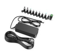 shefor Cargador 12V 5A Universal Alimentación con Conector 5,5 x 2,1 mm y 10 Puntas de Enchufe de CC para Tiras de Luces LED, cámaras, Pantallas de PC, monitores, Altavoces y Otros Dispositivos