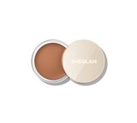 SHEGLAM Silk Haze Cream Bronzer - Maquillaje en crema mezclable con una fórmula ligera, maquillaje facial personalizable para un brillo natural, bañado por el sol de larga duración, caramelo
