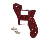 SHEGNSUI 72 Telecaster Thinline TV Jones - Golpeador para guitarra con tornillos, estilo vintage 72 Telecaster Deluxe, 14 agujeros, tortuga vintage