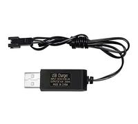 SHEGOTO Cable de carga USB para batería, paquete de baterías SM-2P, adaptador de enchufe de 4,8 V, 250 mA de salida para coche