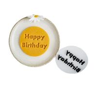 SHEGOTO Moldes de galletas inglesas de feliz cumpleaños, adecuados para entusiastas creativos de la repostería y celebraciones de festivales
