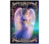 SHEGZHUC 30 x 40 cm Pintura de diamante Signo del Zodiaco Virgo 5D Pintura Diamante Signo del Zodiaco Virgo Adulto Pintura Diamante Pintura Arte Bordado Punto de Cruz Imágenes Regalo Decoración