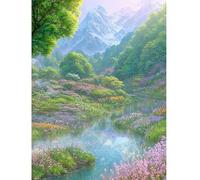 SHEGZHUC 40 x 50 cm, piedras angulares, pintura de diamantes, paisaje, pintura de diamantes, flores, pintura de diamantes, mosaico, pintura de diamantes, arte, bordado, punto de cruz, imágenes,