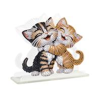 SHEGZHUC Diamond Painting Servilletero Diamond Painting Gatos Independiente Dispensador de Manteles de Papel Toallero Servilletas Marco Dispensador de Servilletas Pintura Diamante Servilletero Regalo