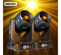 SHEHDS 2 uds bombilla 17R 350W haz de iluminación con cabezal móvil escarcha 6 colores efecto arcoíris para DJ fiesta baile bodas clubes concierto 2pcs 17R350W