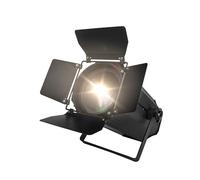 SHEHDS led par luces COB 200W proyectores de zoom lineal luces de lavado con la puerta del granero blanco cálido (3000K) y blanco fresco (5700K) luz de escenario DMX512 sonido activado DJ luz o teatro