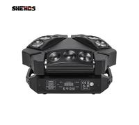 SHEHDS Mini LED Beam Spider 9x10W RGBW iluminación con cabezal móvil consola DMX para DJ discoteca escenario boda Colorful