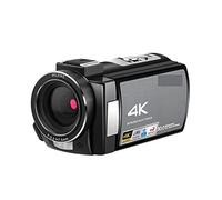 SHEHUALI Cámara de Vlogging, Camcorders Video Cámara 4k Professional for Blogger, AE8 IR Visión Nocturna WiFi vlogging Camera Llena HD Cámaras Digitales con micrófono.(Standard)