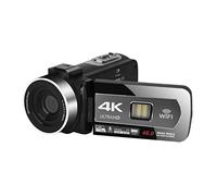 SHEHUALI Cámara de Vlogging, Video Vlogging Camcorder Auto Focus 4 8MP Cámara de vlogging de Zoom Digital Webcam con 2.4g Control Remoto inalámbrico(64G SD Card,AF6)