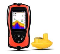 SHEHUALI Cámara Submarina, Buscador de Profundidad Sonar Pescado Finder Light Lure Sensor Deeper Echo Sounder Sea Fishing Fishing Equipment,Buscador de Peces(1108-1CW)