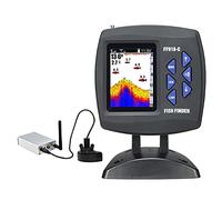 SHEHUALI Cámara Submarina, Control Remoto Bait Boat Fish Finder 3.5" LCD Rango de cadáver de 300 m de Profundidad 100M inalámbrico,Buscador de Peces(FF918-CWLS)