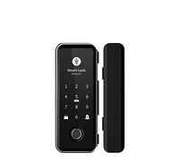 SHEHUALI Cerradura Inteligente, Bloqueo electrónico for puerta de vidrio Tuya Smart Bluetooth Desbloqueo bloqueo la huella digital