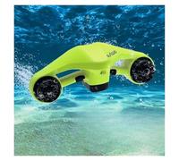 SHEHUALI Patinete Submarino, Patinete eléctrico Submarino for Adultos y niños, con potenciador for Buceo y Surf, 30 m de Profundidad, 3 Modos de Velocidad, 5000 mAh, Peso Ligero de 3,5 kg.(Groen)
