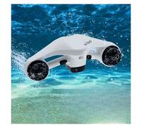SHEHUALI Patinete Submarino, Patinete eléctrico Submarino for Adultos y niños, con potenciador for Buceo y Surf, 30 m de Profundidad, 3 Modos de Velocidad, 5000 mAh, Peso Ligero de 3,5 kg.(Bianco)