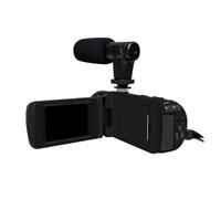 SHEHUALI Videocámara, 1080P HD Professional Digital Video Camera with Mic 16 Million Pixels DV Multifunction Anti-Shaking Photographic Machine(with Microphone)