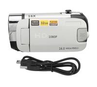 SHEHUALI Videocámara, 2.4 Inch HD Camera D90 1080P 16MP Digital Camera 2.4 Inch Rotatable Screen Camcorder 16X Zoom HD Video Recorder with Fill Light(Oranje)