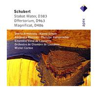 Sheila Armstrong, Hanna Schaer, Alejandro Ramirez, Philippe Huttenlocher, Michel Corboz & Lausanne Chamber Orchestra - Schubert : Stabat Mater, Offertorium & Magnificat - Apex