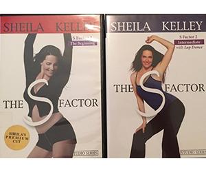 Sheila Kelly DVD Set: "S Factor 1: The Beginning" & "S Factor 2 Intermediate with Lap Dance"