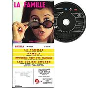 SHEILA - La famille - EP 4-TRACK CARD SLEEVE 1) La famille 2) Pamela 3) Impossible n'est pas français 4) Les jolies choses ((Round in circles) CDSINGLE