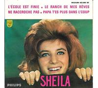 SHEILA - SHEILA l'ecole est finie/le ranch de mes reves/ne raccroche pas EP 1963 Philips