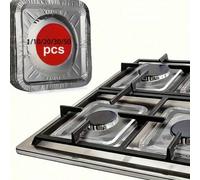 Shein 1/10/20/30/50 Piezas por Paquete, Cubierta de Quemador de Estufa de Gas, Almohadilla de Quemador de Aluminio, Protector de Estufa de Gas Resistente al