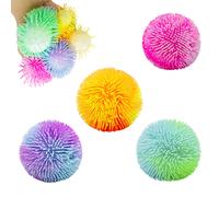 Shein 1/10 piezas Bolas de estrés con efecto degradado, juguetes antiestrés, bolas de estrés, juguetes antiestrés y squeesh, juguetes sensoriales para bolsa