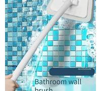 Shein 1/2/3 piezas Cepillo de limpieza de baño y azulejos con mango largo y repuesto de esponja, decoración de otoño para el hogar y el baño, de vuelta a la