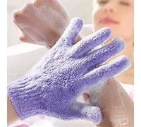 Shein 1/2/3 piezas Guantes exfoliantes para ducha/spa/masaje y pasta corporal exfoliante, con bolsa, caja de almacenamiento, pinzas para el cabello, regalo