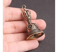 Shein 1/2/4 piezas Campana de cobre hecha a mano, Campana de mano con sonido, Campana Vajra oriental