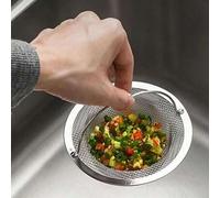 Shein 1/2/4 piezas, Colador de fregadero de cocina, Colador de desagüe de acero inoxidable para fregadero, Accesorios de cocina, Atrapanieva para la mayoría