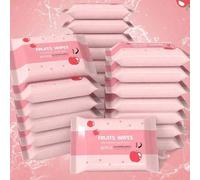 Shein 1/2/5 paquetes de toallitas húmedas portátiles, toallitas húmedas desechables para artículos de uso diario, fáciles de usar, cómodas de transportar, b