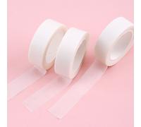 Shein 1/2/5 piezas 15mm X 10m Cinta adhesiva decorativa de papel sólido blanco y negro básica, escribible, cinta de enmascarar para suministros escolares y