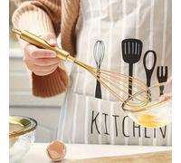 Shein 1/2 piezas Batidor multiusos resistente al calor de acero inoxidable, batidor de huevo manual y mezclador para batir, hornear y cocinar, ideal para ba