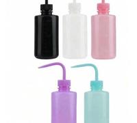 Shein 1-2 piezas Botella de riego de plástico con pico curvo y puntiagudo, herramienta de riego para plantas, botella de enjuague para riego de plantas sucu