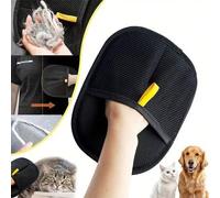 Shein 1/2 piezas Guante quitapelos antiestático para mascotas, cepillo de doble cara para quitar pelusa, cepillo para eliminar pelo de gato - Manopla de ase