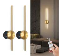 Shein 1/2 piezas Lámpara de pared de tira larga, decoración de pared de fondo de TV, lámparas para dormitorio, lámpara para sala de estar, lámpara de pared