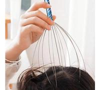 Shein 1/2 piezas Masajeador de cabeza con forma de pulpo, herramienta manual de masaje de cabeza, alivio de la fatiga, relajación y promoción de la circulac