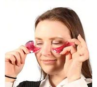 Shein 1/2 piezas Parches de gel reutilizables para ojos, almohadillas de gel frío para aliviar la fatiga y el estrés ocular, máscara de ojos de gel frío/cal