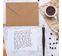 Shein 1/20/50/100 piezas Sobres de papel kraft mini, sobres de papel kraft marrón, adecuados para tarjetas de regalo y tarjetas de presentación [4.1 X 2.8 p