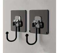 Shein 1-20 piezas Ganchos de pared grandes y resistentes, ganchos adhesivos para colgar, ganchos multiusos para abrigos, sombreros, toallas, llaves y varios