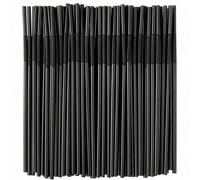 Shein 1-200 piezas Pajitas de plástico flexibles, pajitas de beber flexibles, pajitas retráctiles, pajitas decorativas para fiestas, agitadores de café y có