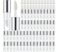 Shein 1.2ml/3.5ml Tubo de brillo labial mini transparente, botella de contenedor de brillo labial recargable vacía, contenedor de lápiz labial mini transpar
