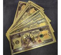 Shein 1/3/5/10 piezas Billete novelty de un millón de dólares, decoraciones para fiestas, dinero falso de apariencia realista, facturas de papel decorativas