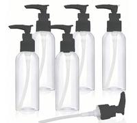 Shein 1/3/5/10 piezas Botellas recargables de tamaño de viaje con bomba dispensadora - Dispensadores de bomba para jabón, champú, lociones, jabón líquido co