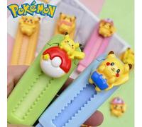 Shein 1/3/5/7 piezas Pokémon, Borrador empujable de Pikachu, regalo perfecto para fiesta de vuelta al colegio, regalo de temporada de vuelta al colegio, art